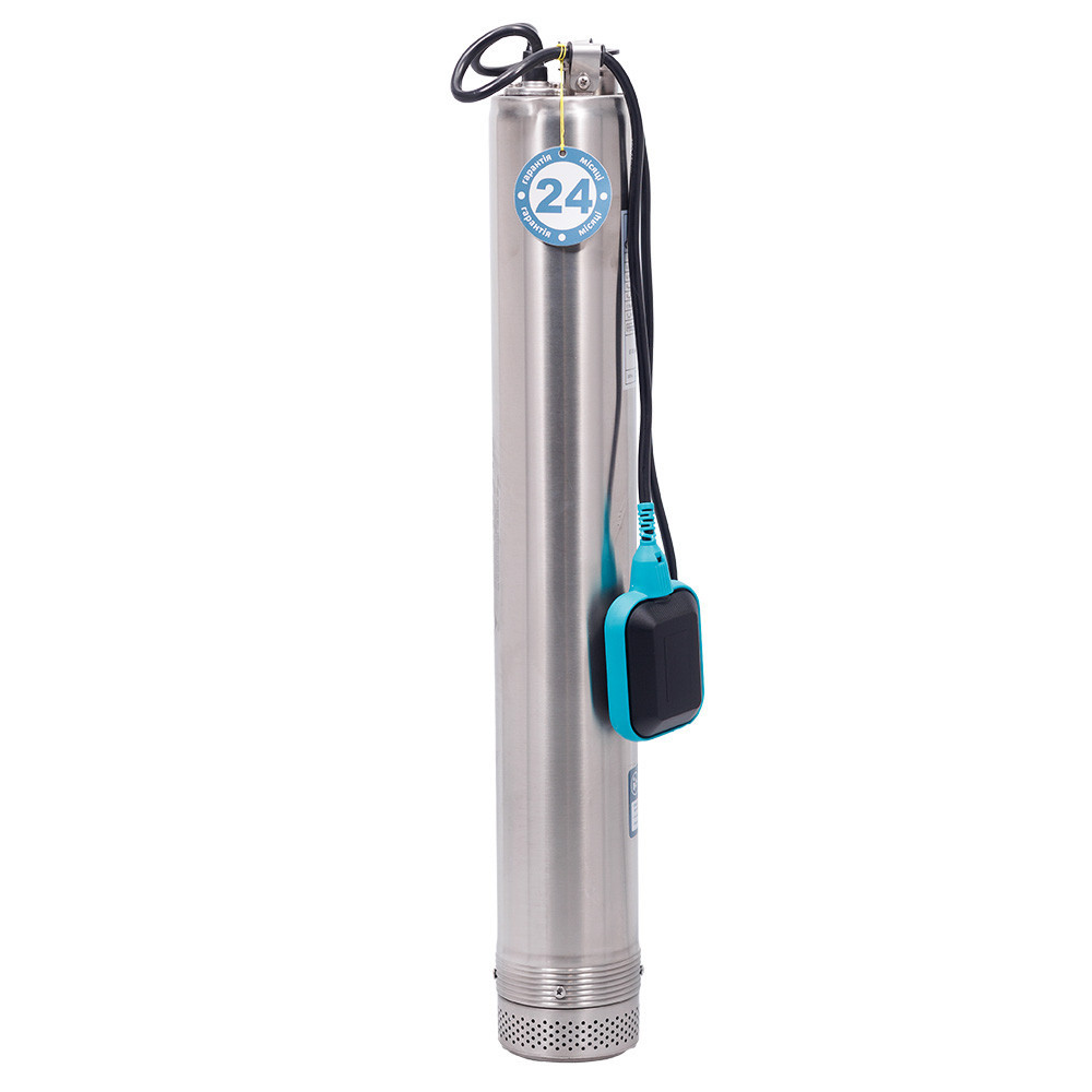 Насос с нижним забором воды 0.55кВт H 36(27)м Q 100(66)л/мин Ø100мм+поплавок DONGYIN 4SNM4/4 (777363) Ровно - изображение 3