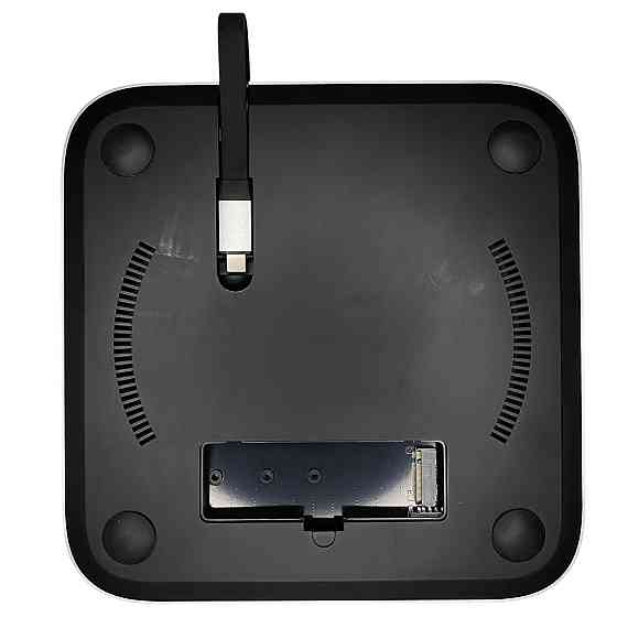 SATECHI док-станція для Mac mini, концентратор для M.2 SATA SSD, підставка для M1, M2, M2 Pro, Mac Studio, Type-C хаб, сріблястий Київ