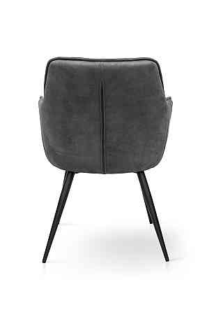 Крісло Наомі, чорний/ велюр темно-сірий Киев