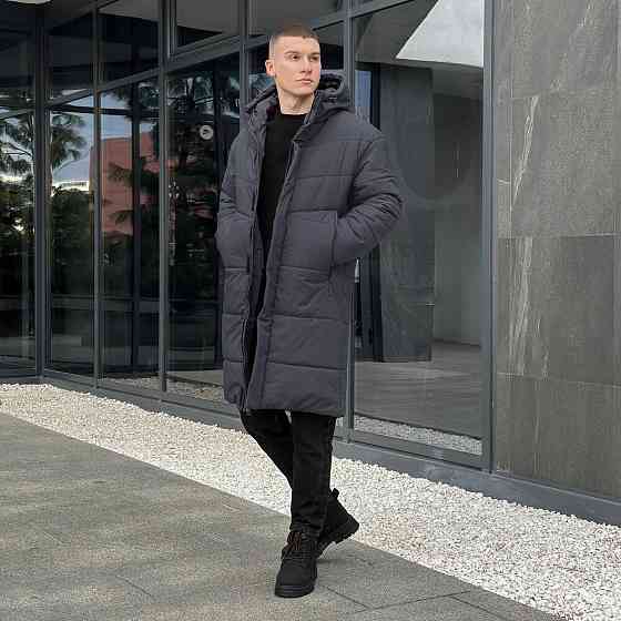 Зимняя мужская куртка темно-серая Pobedov Legas Киев