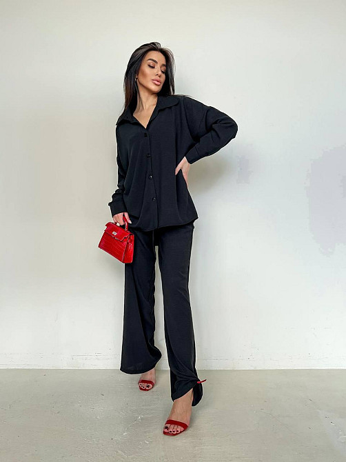 Жіночий стильнй привабливий костюм американський креп Одеса - фото 6