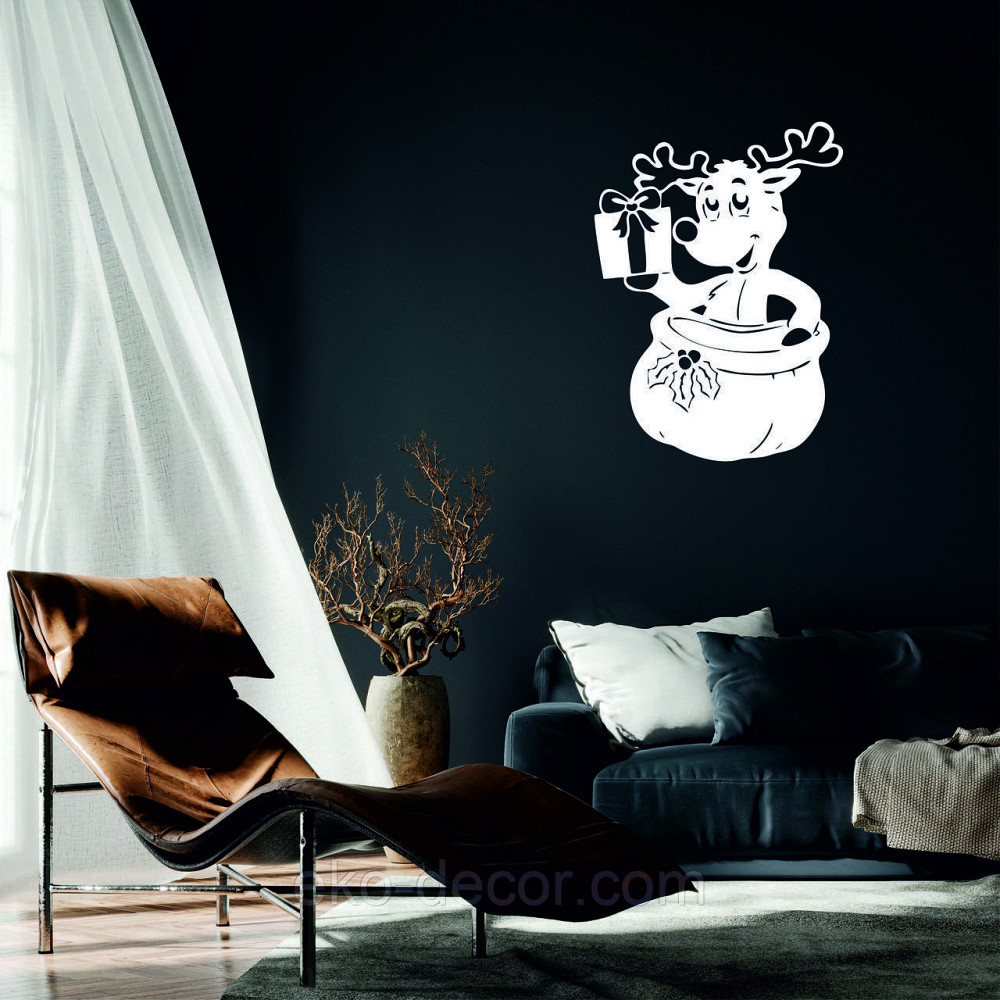 Декоративное настенное Панно «Новый год», Декор на стену 70*51 см Киев - изображение 4