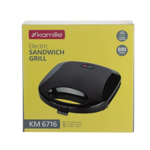 Бутербродниця електрична 800W 6716 KAMILLE Житомир