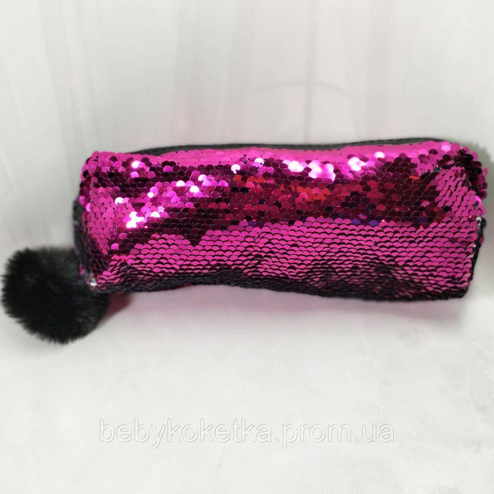 Дитяча косметичка з паетками рожева Львів - фото 2