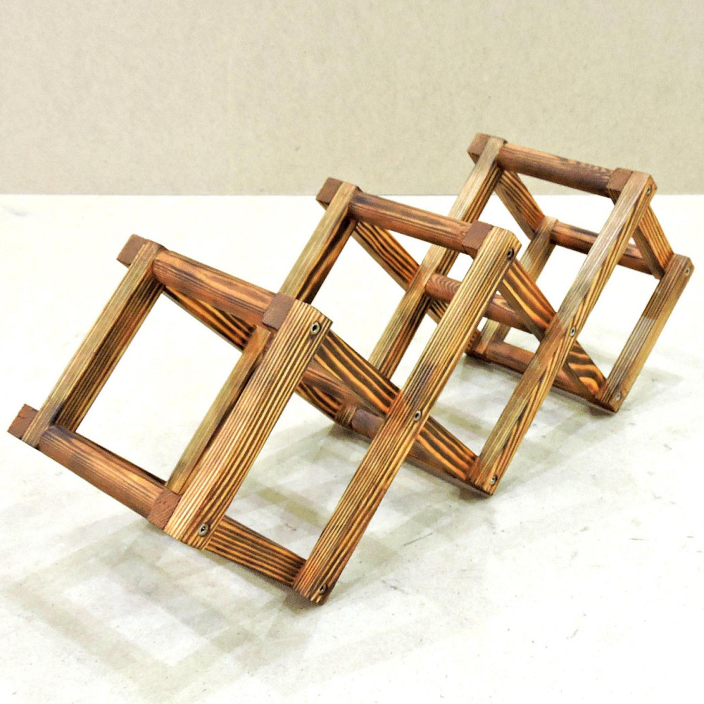 Настільна винна полиця "Ліліан 3" трюфель Миколаїв - фото 1