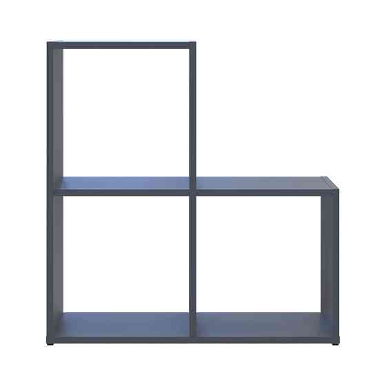 Стелаж Doros Степ 2х2 Графіт відкритий 69х28.8х71.4 (41516157) Львів