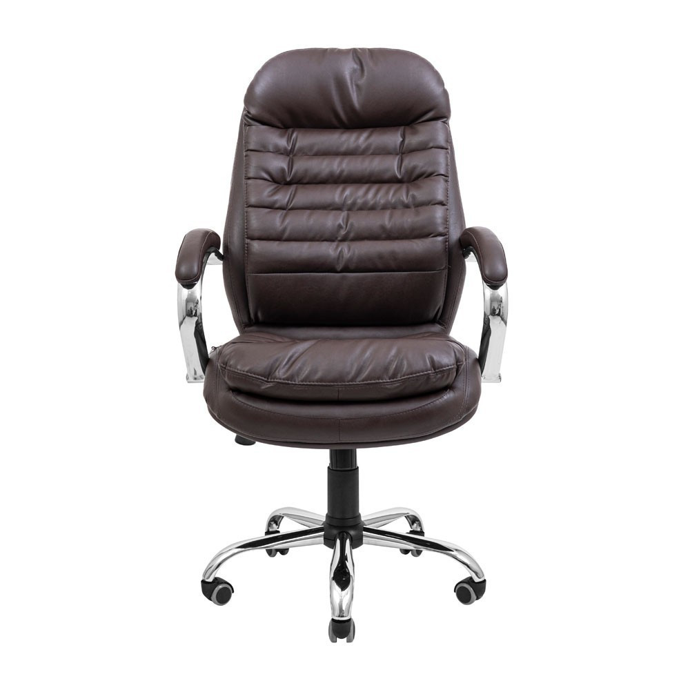 Офисное кресло руководителя Richman Valencia Kanzas Хром M2 Anyfix Шоколад Киев - изображение 2