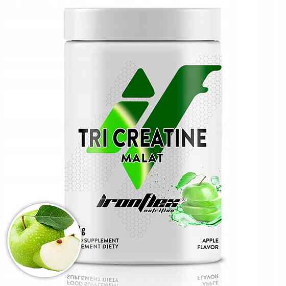 Трикреатин малат IronFlex Tri Creatine Malate 500g (Apple) Луцк