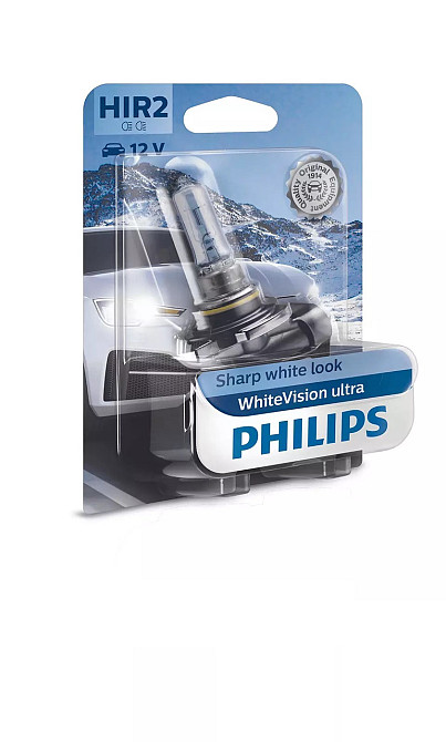 Галогеновая лампа PHILIPS 9012WVUB1 HIR2 12V WhiteVision ultra +60% (3700K) B1 Харків - фото 1
