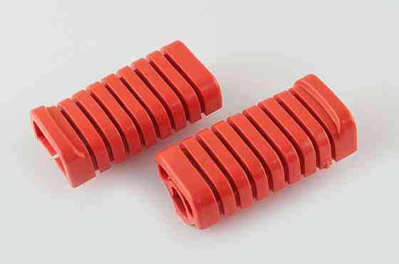 Гумки підніжок водія мопед Дельта (червоні) Мукачево