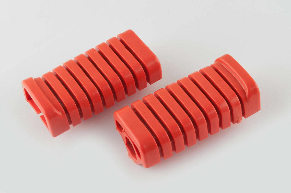 Резинки подножек водителя мопед Дельта (красные) Мукачево - изображение 1