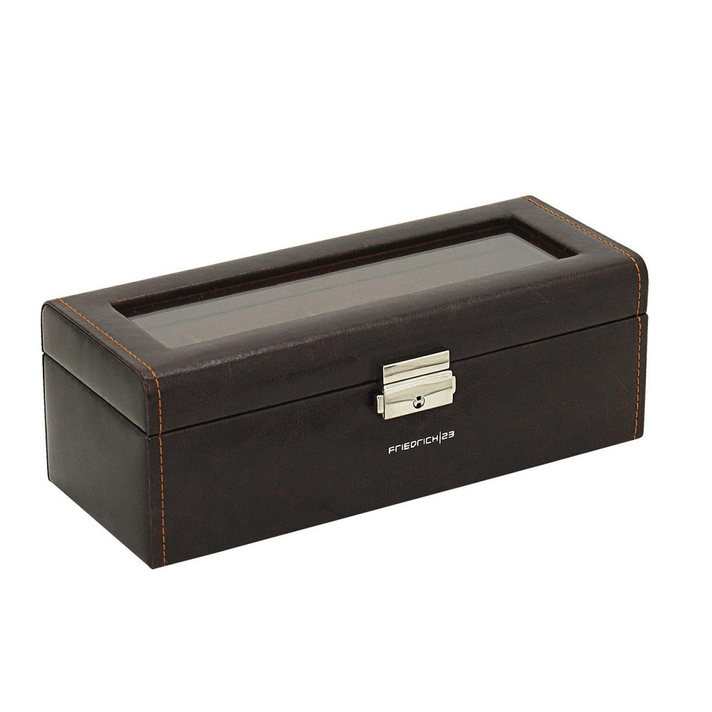 Скринька для зберігання годинника Friedrich Lederwaren Bond 4, коричнева Рівне - фото 6