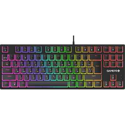 Клавіатура GamePro MK80R Red Switch RGB USB Black (MK80R) Вінниця
