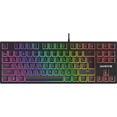 Клавиатура GamePro MK80R Red Switch RGB USB Black (MK80R) Винница - изображение 1