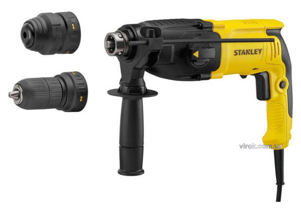 Перфоратор мережевий SDS+ STANLEY : з змінним патроном P= 800 Вт. J= 3,4 Дж. 3 режими Одеса - фото 1
