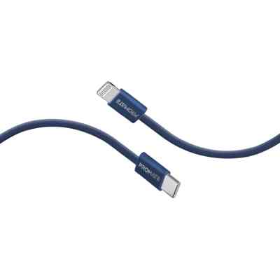Дата кабель USB-C to Lightning ecoline-ci120.navy Promate (ecoline-ci120.navy) Вінниця