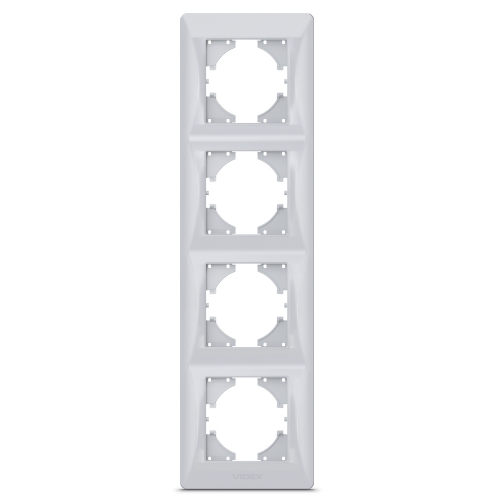 BINERA срібний шовк Рамка вертикальна 4-а Videx Житомир