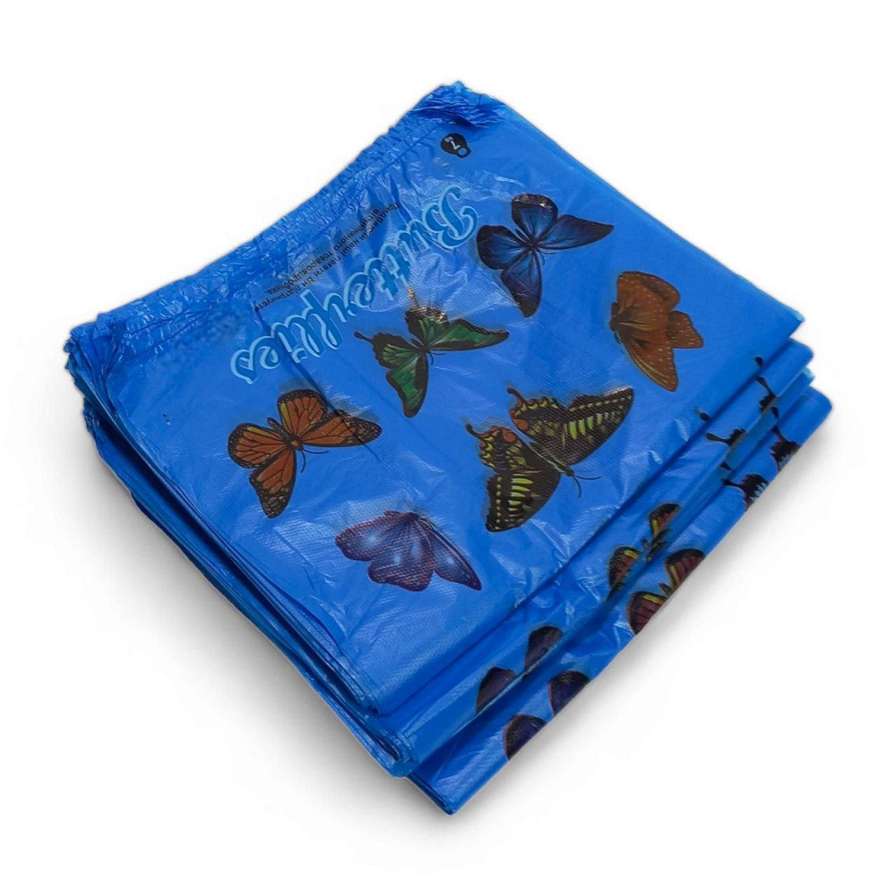 Пакет-майка «Метелики» (28*45) 250 шт. Синій Харків - фото 2