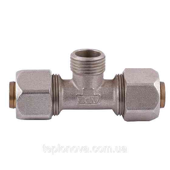 Тройник с наружной резьбой APE 733 L 20х1/2″x20 ITALY Черновцы