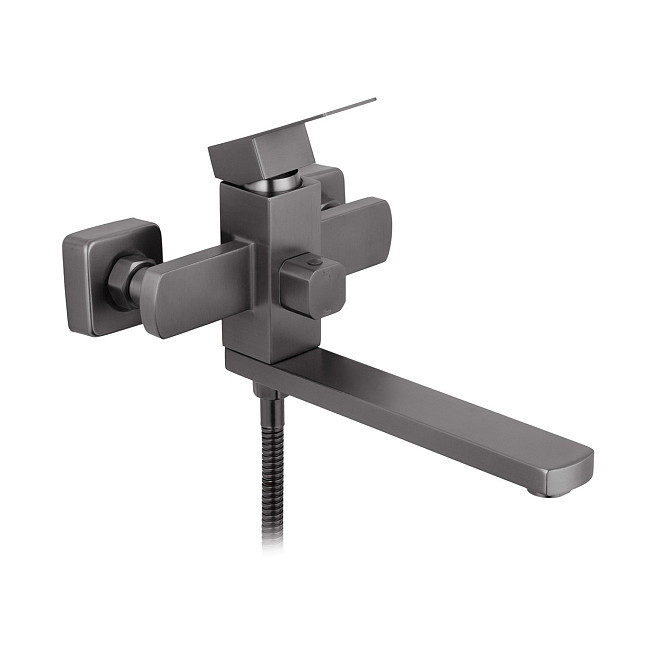 Смеситель для ванны Kroner KRP Edelstahl Kubus - PVD070 Киев - изображение 3