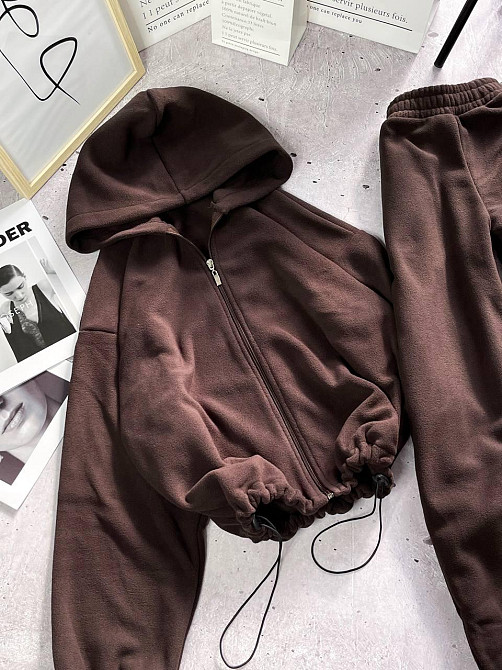 Стильный женский костюм двойка двусторонний полар-флис 46/48 Одесса - изображение 4