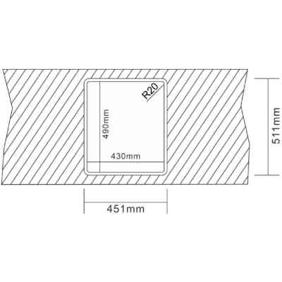 Мойка кухонная Interline ELEGANT Slim Sateen PR Винница