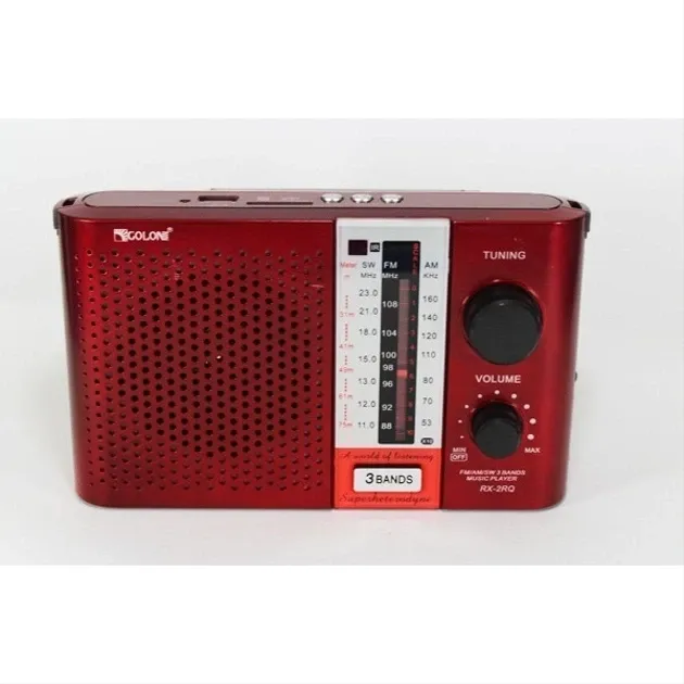 Портативный радиоприемник Golon RX-F12 аналоговый, аккумуляторный, с антенной и ручкой для переноски 0817 Одесса - изображение 2