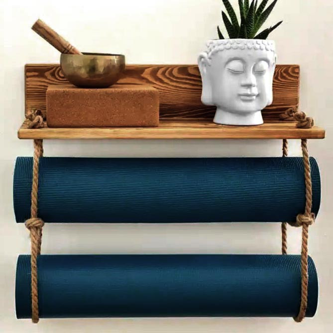 Органайзер килимків для йоги "Аджана" трюфель Миколаїв - фото 1