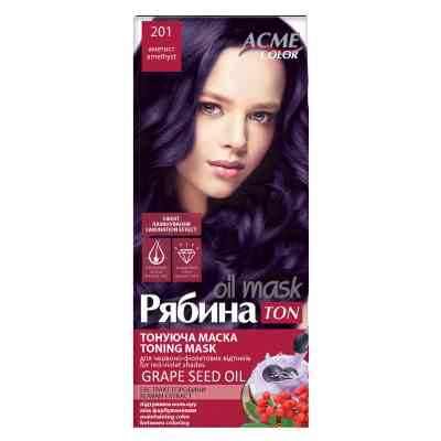 Відтінковий бальзам Acme Color Hair Care Ton Oil Mask 201 - Аметист (4820197009398) Вінниця