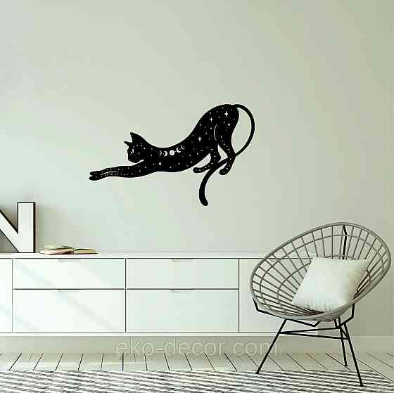 Декоративне настінне 3D Панно «Кіт» Декор на стіну з об'ємом Київ