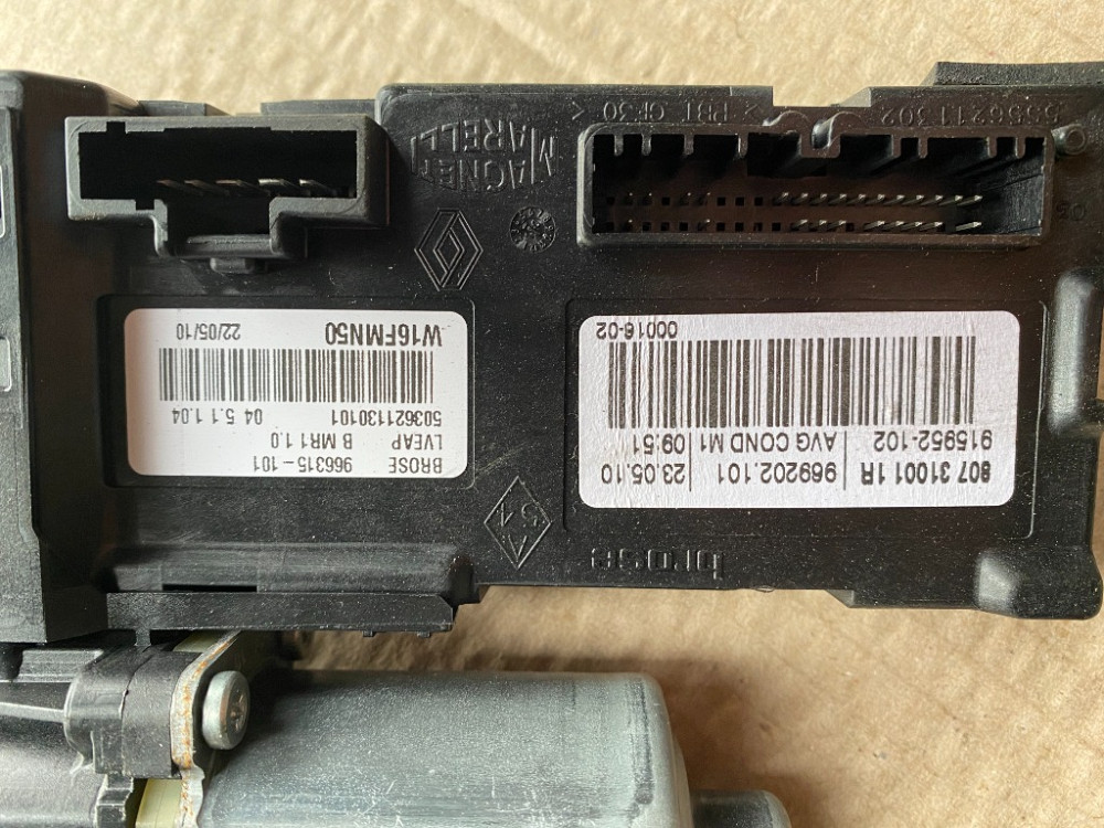 Моторчик склопідйомника передній лівий Renault Scenic III 2009-2016 (807310011R) Ковель - фото 3