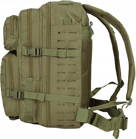 Тактичний Рюкзак 36 літрів із системою Molle 25 мм Mil-Tec від Sturm "Assault Laser Cut" (14002705)  Нововолинськ - фото 6