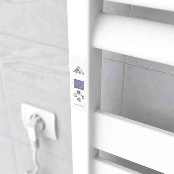 Електричний полотенцесушитель Laris Зебра Лавина ЧК10 500Х900 Е білий Київ