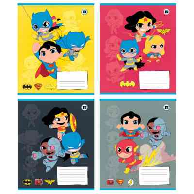 Тетрадь Kite DC Comics, 12 листов, косая линия (DC25-235) Винница