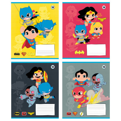 Тетрадь Kite DC Comics, 12 листов, косая линия (DC25-235) Винница - изображение 1