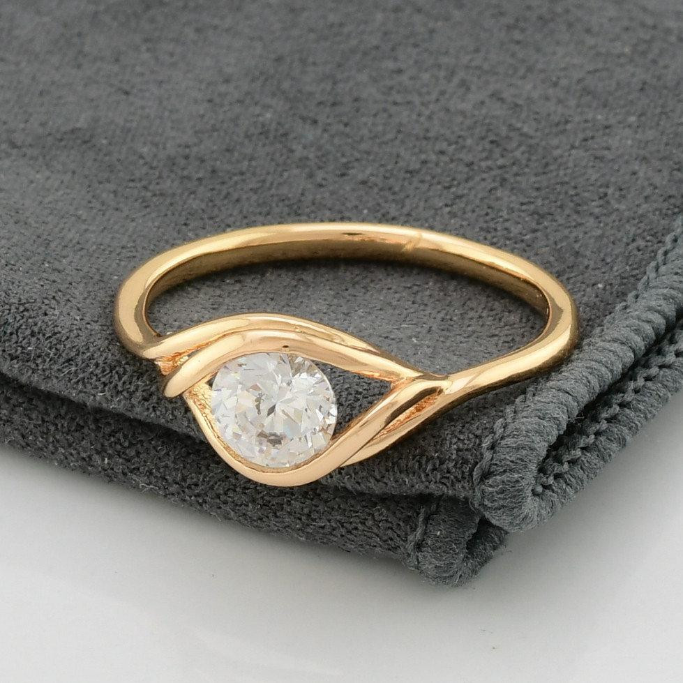 Кольцо Xuping позолота 18К, 19 размер (ширина 8мм, вес 1,8г) Киев - изображение 2