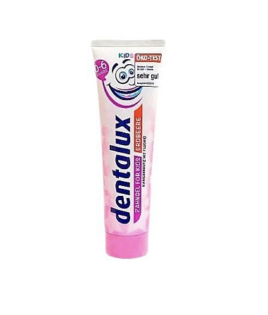 Детская зубная паста Dentalux Клубника, 100 мл (20018559) Виноградов - изображение 3
