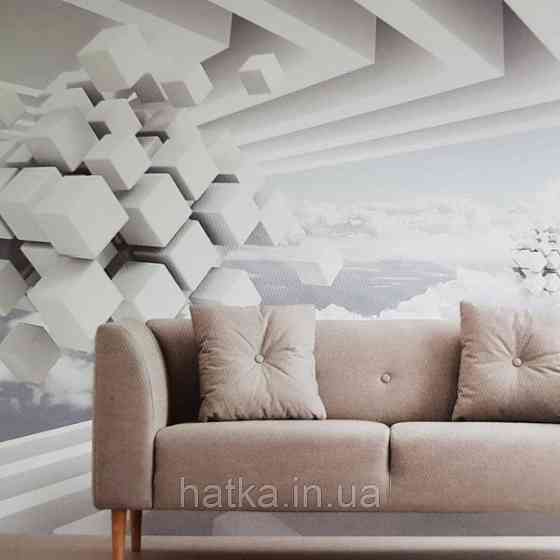 Шпалери вінілові на флізелін розширюють простір стіна йде в далечінь Київ