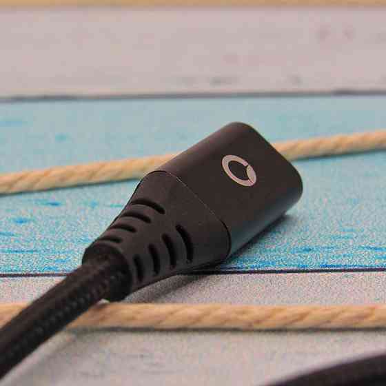 Магнітний кабель Pzoz 1 м MicroUsb Black Київ