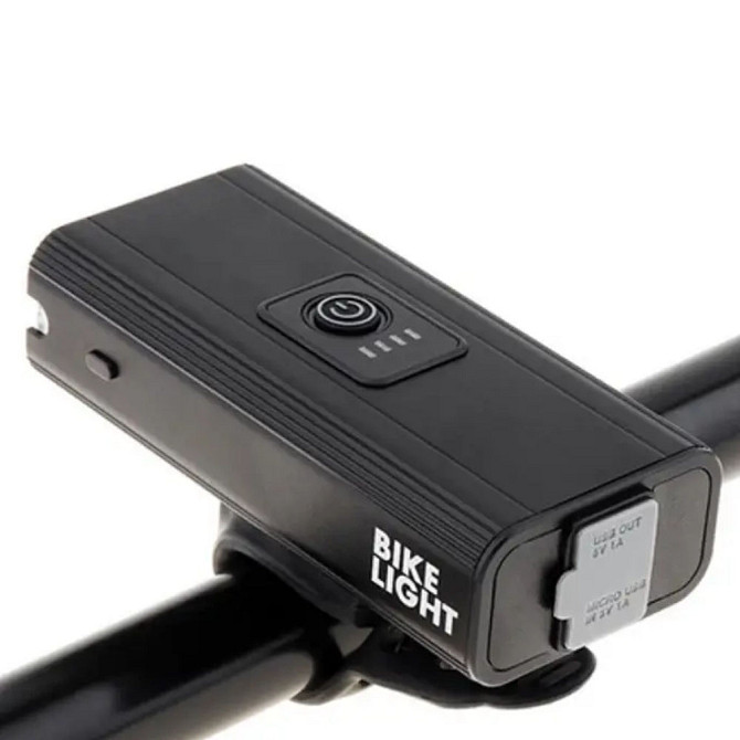 Велоліхтар XBL BK-04Pro-2T6 ALUMINUM індикація заряду Waterproof Бровари - фото 6