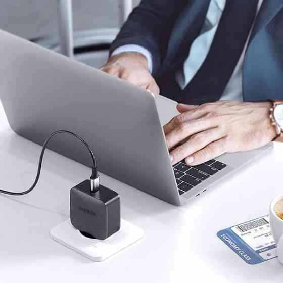 Зарядний пристрій 1xUSB 65W (1xType-C QC3) Tech Fast GAN Charger чорний CD217 Ugreen (70817) Киев