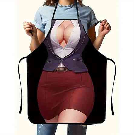 Фартух прикольний дівчина в костюмі 80 на 60 см різнобарвний Київ