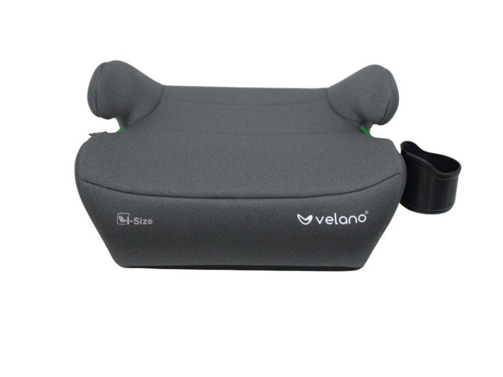 Бустер VELANO Primo i-Size 125–150 см, ISOFIX + підстаканник, grey Київ - фото 1