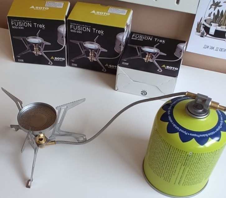 Горелка газовая Soto fursion trek. made in Japan Харьков - изображение 1
