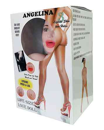Надувна секс лялька з вібрацією - Angelina 3D Sex Aura Київ