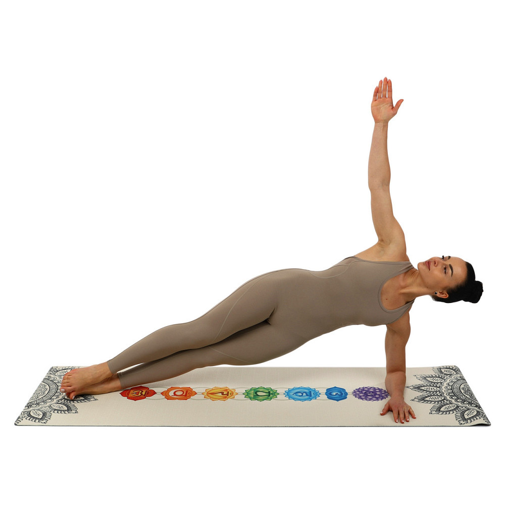 Килимок для йоги лляний Record 7157-1 Київ - фото 10