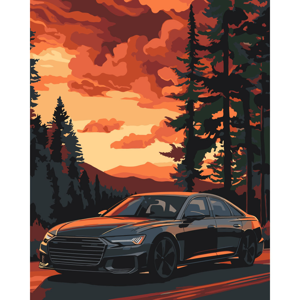 Картина за номерами "Комфортна поїздка" 12513-AC 40х50 см Вінниця - фото 1