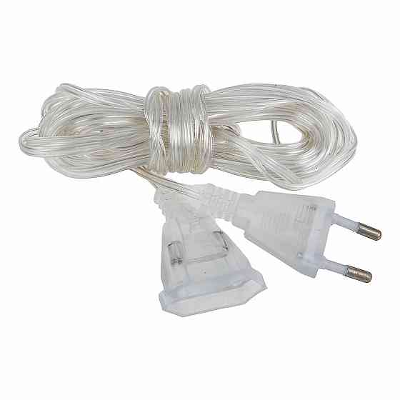 Подовжувач для гірлянд 5м Прозорий Київ
