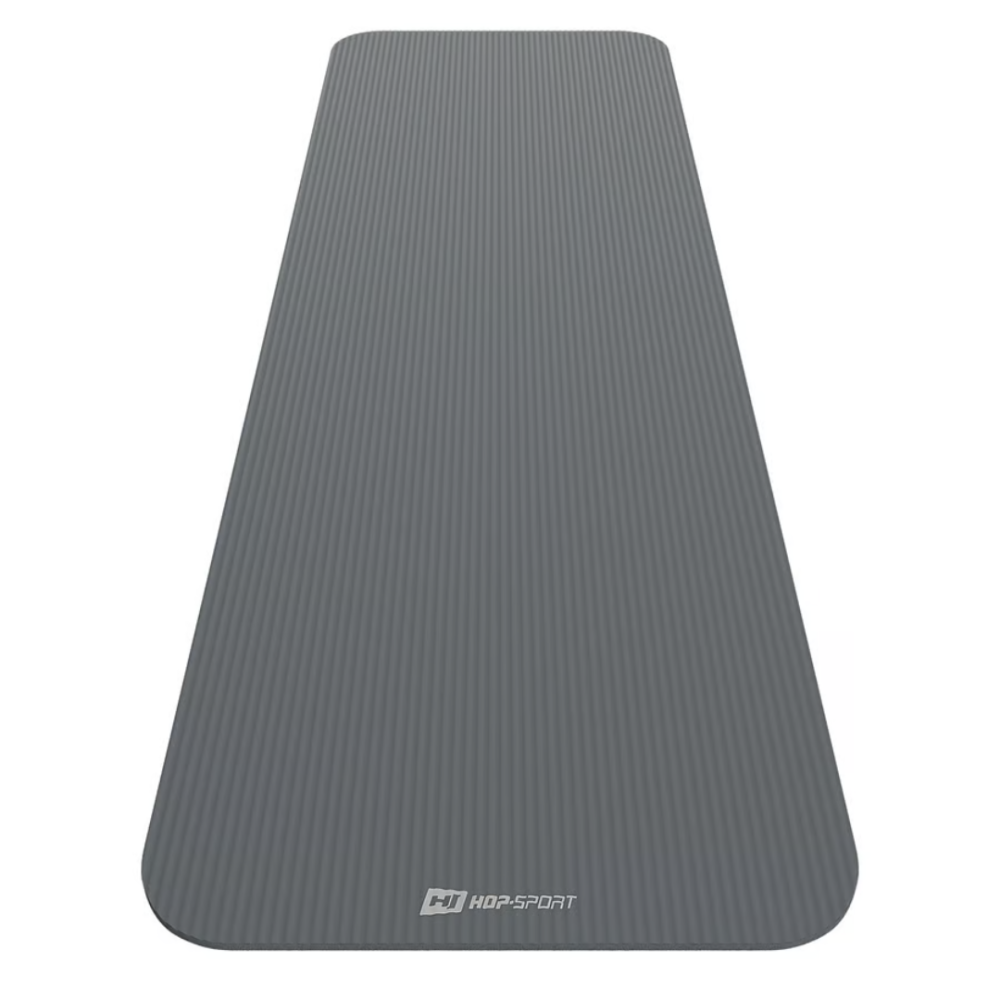 Коврик для йоги Hop-Sport HS-NB010GM NBR 1см графітовий Київ - фото 2