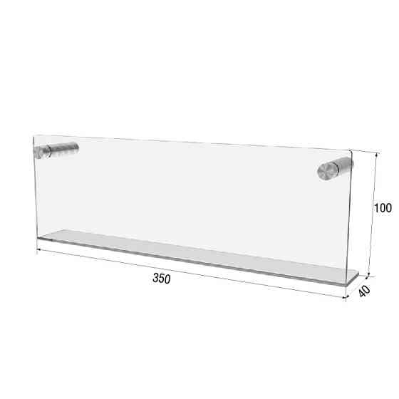 Полиця EKOSTAR настінна 350х100х40 Київ